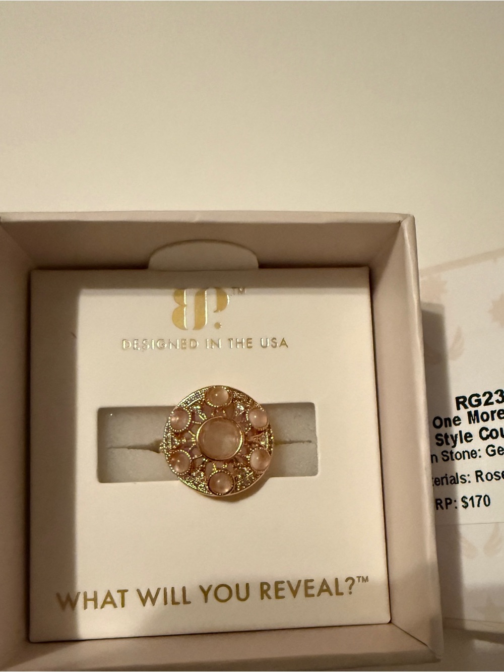 Bomb Party “One More Moment”Ring